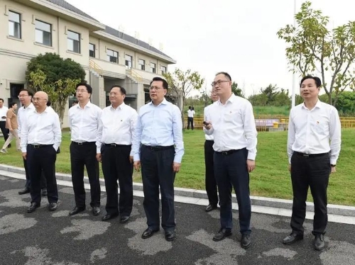 浙江省委书记调研长三角生态绿色一体化发展示范区嘉善片区