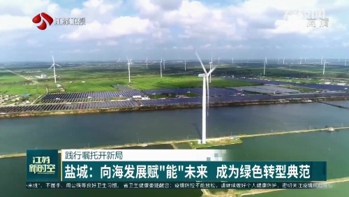 【践行嘱托开新局】盐城：向海发展赋“能”未来 成为绿色转型典范