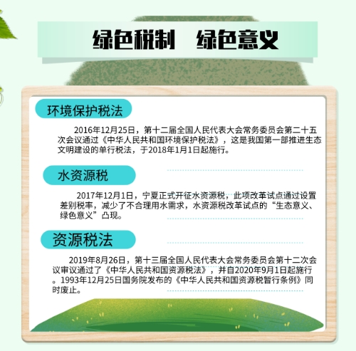 “十三五”，绿色税制全力服务美丽新宁夏建设
