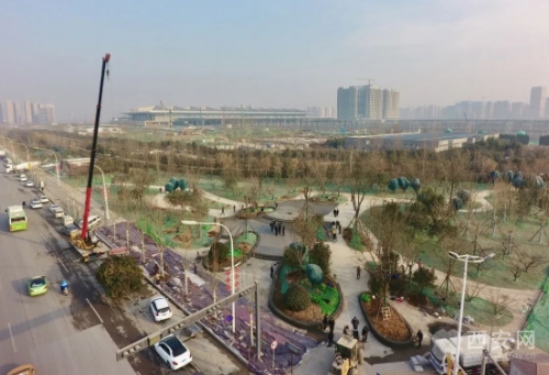 经开区：为绿色充“植” 给全运添绿