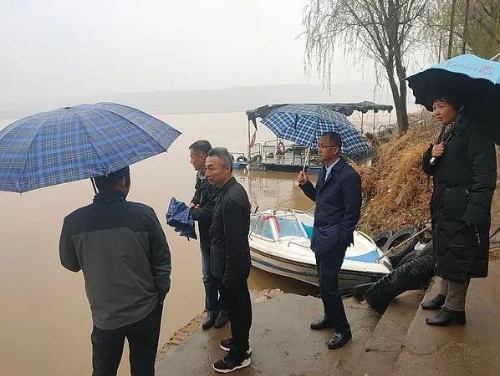 「推进绿色发展 建设美丽渭南」省生态环境厅来潼调研黄河流域（潼关段）排污口整治工作