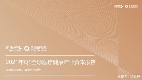 2021年Q1全球医疗健康产业资本报告：数字健康、生物医药持续大火