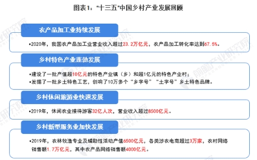 “十四五”中国乡村产业发展前瞻 全面推进乡村振兴、产业发展“势在必行”