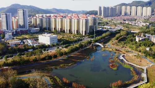 黄埔区黑臭河涌治理有升级版，构建绿色生态碧道网