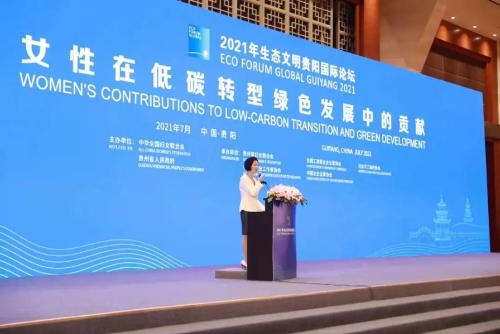 生态文明之花——“女性在低碳转型绿色发展中的贡献”