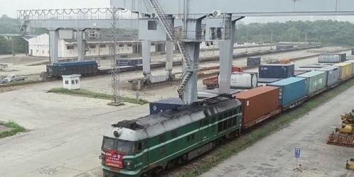 「建设长江经济带绿色发展示范区」又添一条国际新通道！九江首趟中亚班列正式发车