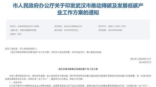 建设低碳城市，2025年武汉绿色出行比例达到75%以上