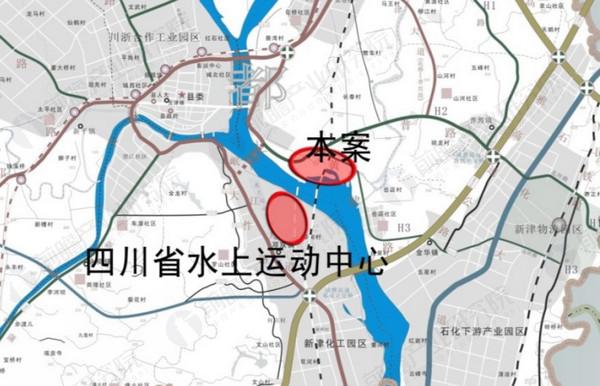 新津白鹤滩亲水运动休闲特色小镇